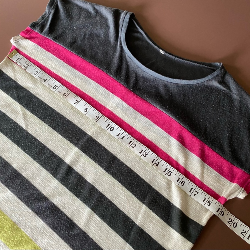Striped thin sheer tee - Picture 10 of 15